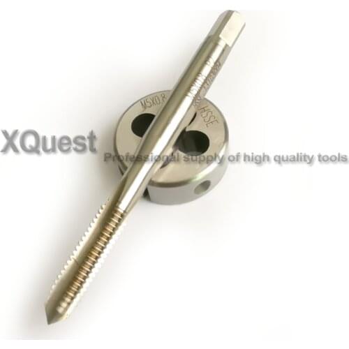 HSSE Metric screw thread tap and Die set M5 M5X1 M5X0.8 M5X0.5 M5X0.35 Adjustable Split Round dies and taps M5.5 M5.5X1 M5.5X0.5