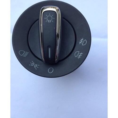 New 1pcs Genuine Chrome Euro Headlight Switch For VW Golf GTI Jetta MK4 Beetle Bora