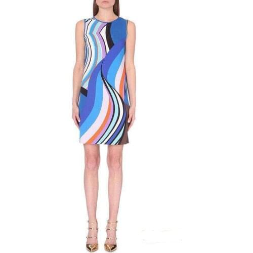 Dresses Limited Special Offer Freeshipping Silk jersey Print Vestido 2017 Contextual Autumn Fancy Knitted Sleeve Dress