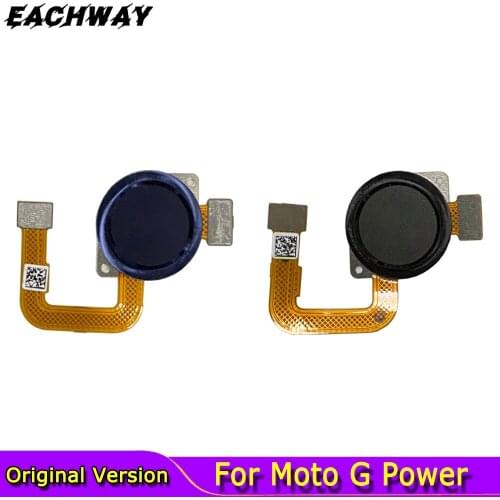 Original For Motorola Moto E7 Plus Power Fingerprint sensor Button Flex Cable Ribbon D9 Play One Hyper For Moto G Power Touch ID
