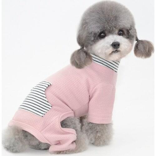 Small Dog Pajamas Jumpsuit Overalls Yorkshire Pomeranian Shih Tzu Maltese Poodle Bichon Schnauzer Dog Clothes Puppy Pet Clothing