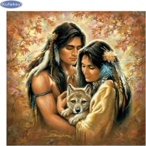 Full,Diamond Embroidery,5D,Diamond Painting Indian Lovers Cross Stitch,3D,Diamond Mosaic,Needlework,Crafts,Christmas,Gift