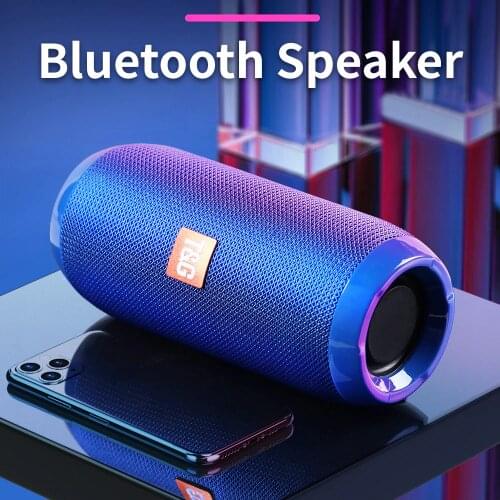 Portable Bluetooth Speaker 10W Wireless Bass Column Waterproof Outdoor Speaker Support AUX TF USB Subwoofer Stereo Loudspeaker