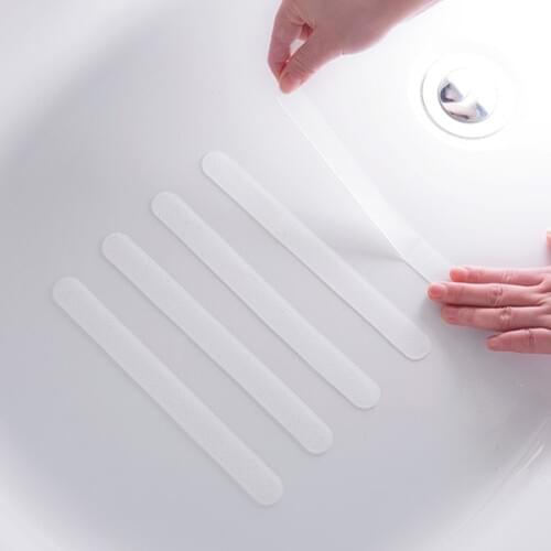 5pcs Bathroom Bathtub Transparent Non-slip Stickers Stairs Tape Bathroom Anti-slip Strips Best Price