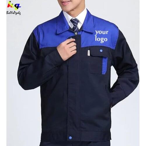 Custom logo team name men and women overalls high quality overalls long sleeve uniform uniform loose casual overalls