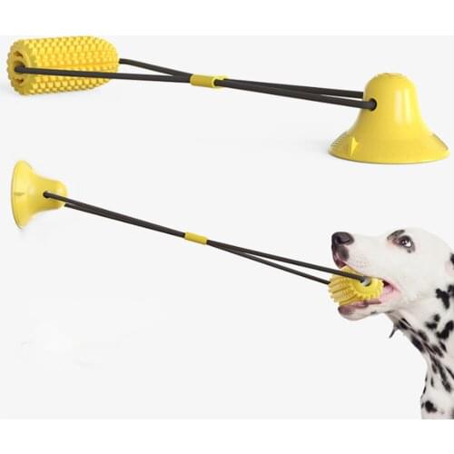 Rubber Dog Chew Toys Dog Toothbrush Teeth Cleaning Toy Cat Pet Tooth brushes Brushing Stick Pet Dog Supplies Puppy Popular Toys