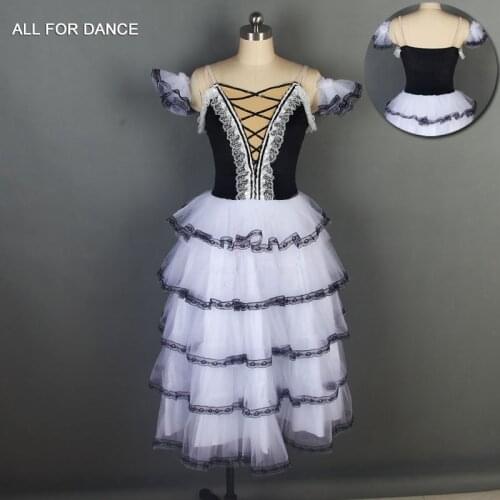 Camisole Romantic Tutu Girl & Stage Performance Ballet Costume Dance Tutu Pale Blue Ballet Tutu Spanish Ballet Tutu