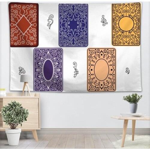 Tarot Background Fabric Valance Tapestry Wall Hanging Custom Bedroom Living Room Blanket Yoga Beach Towel Tablecloth 0511