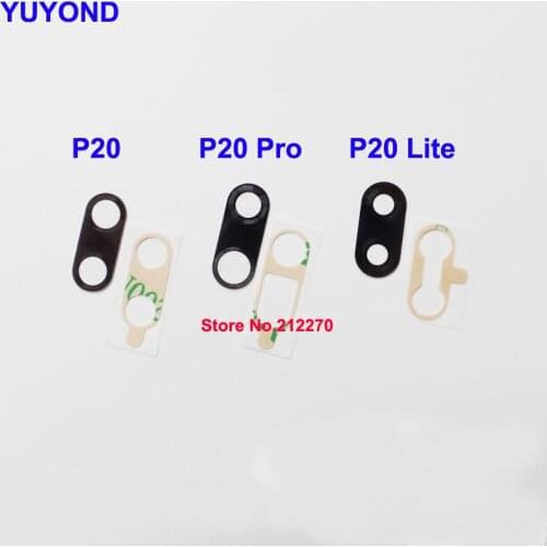 YUYOND Original New Back Rear Camera Glass Lens Replacement For Huawei P20 P20 Pro P20 Lite With Adhesive Sticker Wholesale