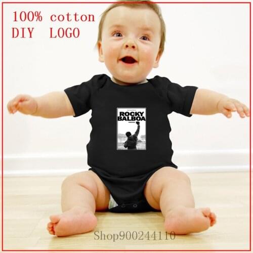 2020 Baby Boys Clothes Girls Clothing Bodysuits Baby Girls Clothes ROCKY BALBOA Christmas Newborn 100%Cotton Roupas de bebe