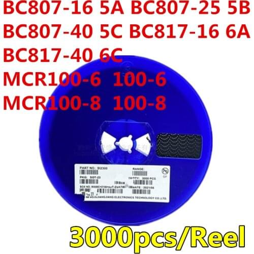 100pcs/lot BC817 BC817-40 6C TRANSISTOR SOT-23