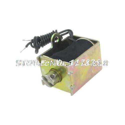 5mm Stroke 0.35Kg Force Pull Type Linear Motion Solenoid DC 12V 24W