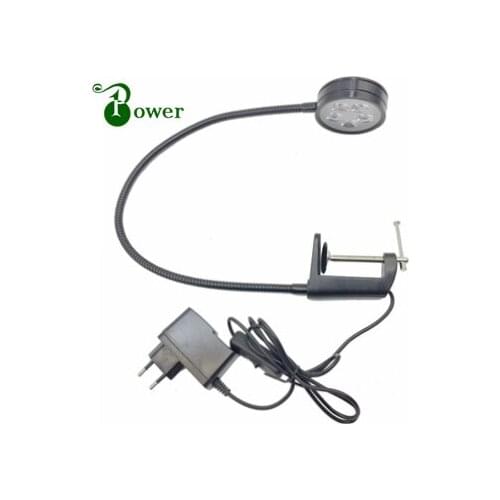 5W LED CLAMP ON ADJUSTABLE WORK LIGHT WITH FLEXIBLE NECK