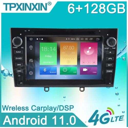 6+128GB Android 11.0 For Peugeot 408 2007 2008 2009 2010 Car Radio Multimedia Player Auto Video GPS Navi Head Unit DPS NO 2Din