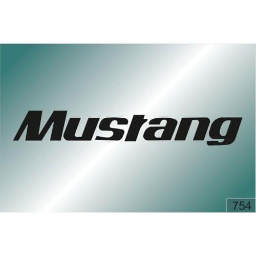 For MUSTANG 2 -2 pcs. stickers HIGH QUALITY DECALS different colors 754