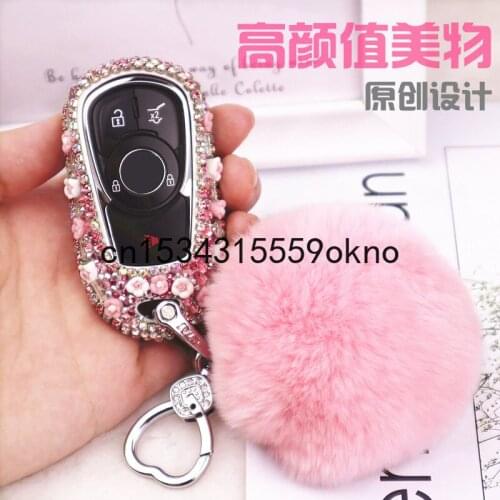 Diamond Set Creative Key Case For Buick ENVISION Regal Lacrosse Encore GX Key Bag Girl