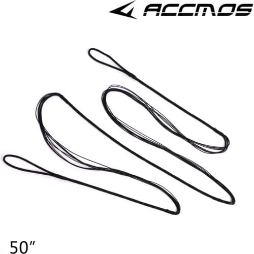 48/50/58/60/62/66/68/70 Inches Bow String Length Bow Accessory for Straight Bow Archery Hunting Shooting