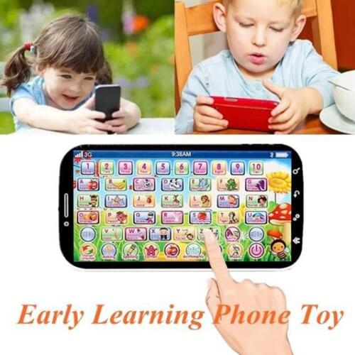 New Fashion White Learning Machine,Kids toy Cell phone Educational Toys Touch Screen baby toy for children students 14.5*7.5cm