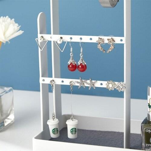Watch Earrings Accessories Storage Rack Nordic Style 5-Layer Jewelry Rack Mobile Phone Bracket Cosmetic Desktop Displaying Shelf