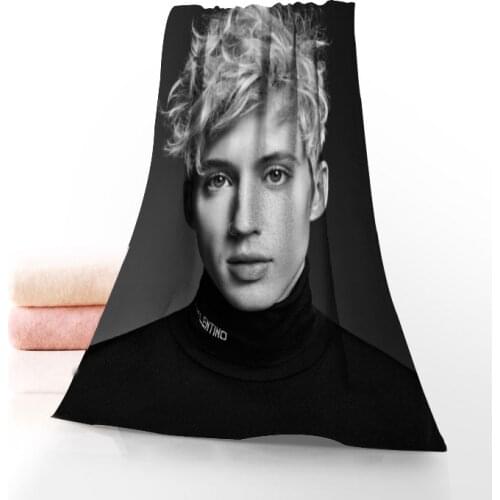 Troye Sivan Towel Printed Cotton Face/Bath Towels Microfiber Fabric For Kids Men Women Shower Towels 70X140cm