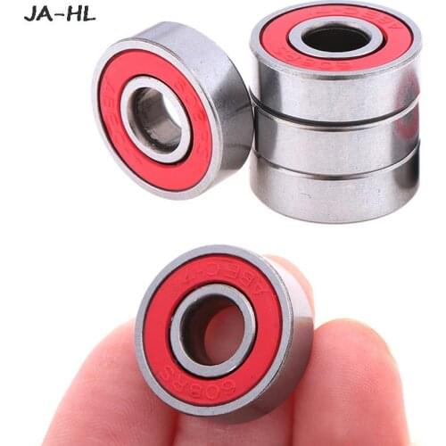 5Pcs Red ABEC-7 608RS Skateboard Roller Sealed Ball Bearings 8x22x7mm Dropshipping