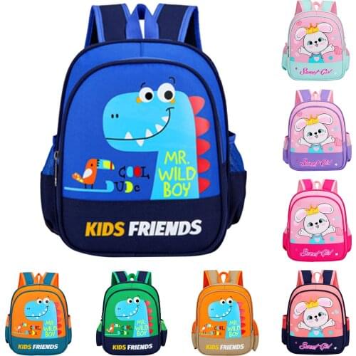 Cartoon Animal Backpack Children Cute Toddler Kids Boy Girl kindergarten School Bag An-ti Lost Backpack Toddler School Bag