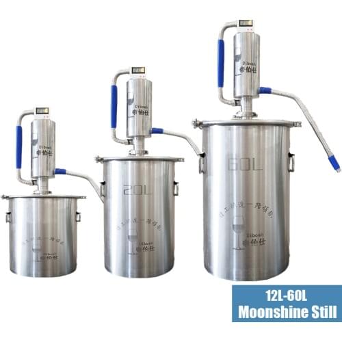 DIY Moonshine Still Alembic Spirits Alcohol Essential Oil Water Distiller Stainless Steel Wine Making Kit