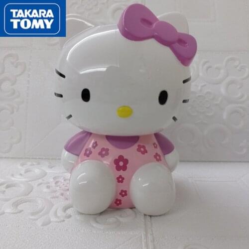 TAKARA TOMY fashion cartoon Hello Kitty children large storage tank simple plastic large capacity creative student piggy bank