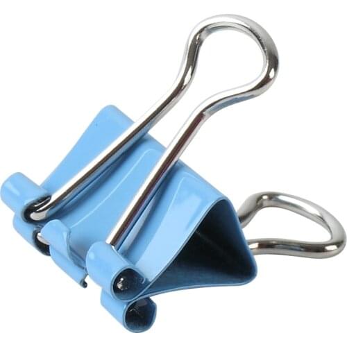 Jonvon Satone 2018 new 40 pcs Metal Clip Holder Desk Accessories Color Long Tail Clips Iron Paper For Dovetail 19mm