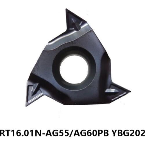 100% Original RT16.01N-AG55PB RT16.01N-AG60PB YBG202 Internal Threading Inserts AG55 AG60 Turning Tools Lathe Cutter for P M