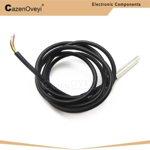 1pcs/lot DS18B20 waterproof 1 meters temperature probe temperature sensor new in stock new