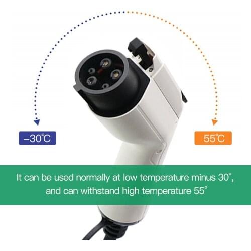 32A EV Charger Type 1 Plug Stecker Adapter EVSE SAE J1772 Convertor Female Electric Vehicle Car Charging Station