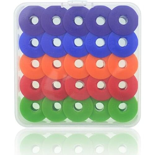 50Pcs colorful Sewing Machine Bobbins Spools Empty Bobbins Spools Plastic Storage Box For industry Sewing Accessories Tools