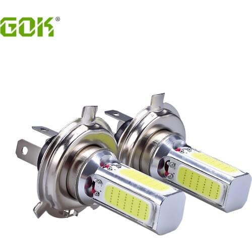 50X Car LED Lamp H4 led COB Day Driving HeadLight h4 h11 h7 9006 Fog Bulb White light Car Super Bright Car-Styling