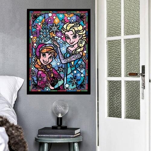 Diamond Painting Frozen Aisha Disney Cartoons Dot Diamond Mosaic Cross Stitch Home Decorative Casual Interactive Birthday Gift