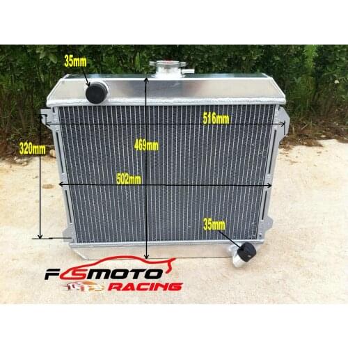 For Nissan 1975-1979 Stanza Datsun 620 3 ROW MT New 2.0L Aluminum Radiator 1976 1977 1978 75 76 77 78 79