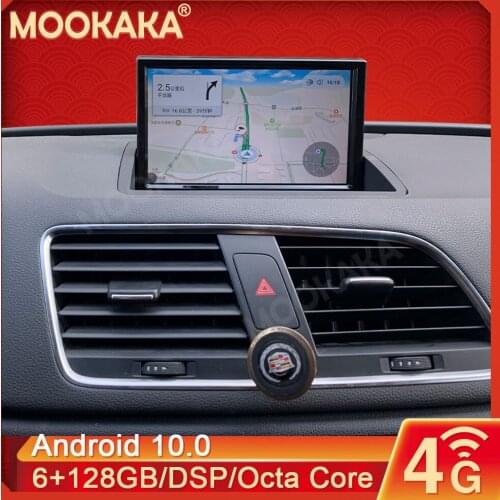 6+128GB Android 10.0 For Audi Q3 Car GPS Navigation Streaming Media Multimedia Player Head Unit Auto Radio
