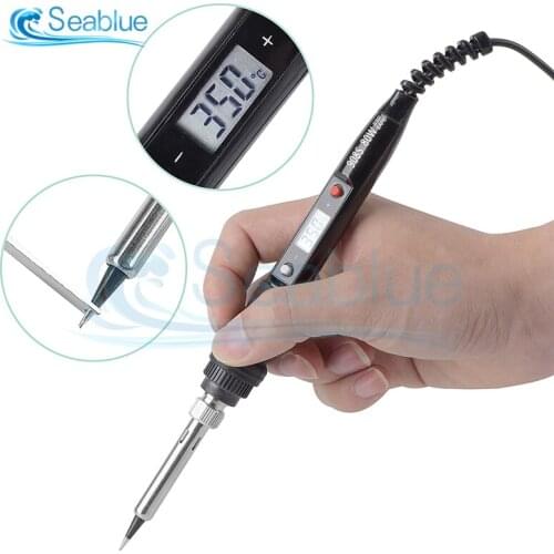 110V 220V 80W LCD Digital Electric Soldering Iron 908S Adjustable Temperature Welding Solder Iron Quality Soldering Iron Tips