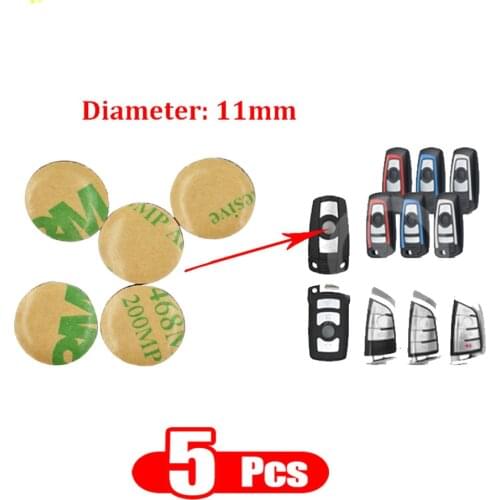 5PCS X 11mm Remote Key Badge Emblem Logo Replacement for BMW 3 Series 5 Series 7 Series Z4 X3 X4 X5 X6 Car Key Logo