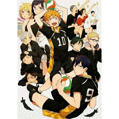 Painting Diamond Full Square Drill Haikyuu 5D Diy Home Decor Cross Stitch Japanese Animation Wall Art Craft Embroidery Pictures