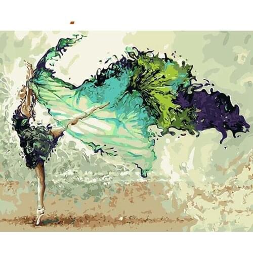 Ballet Paintings By Numbers DIY Pictures Oil Coloring By Numbers Set Gift Drawing By Numbers Canvas Decor New Arrivals