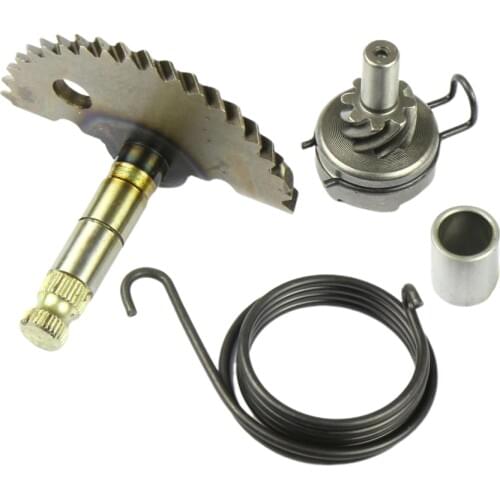 Motorcycle Kick Start Gear Shaft Rebuild Kit Assy Replacement for GY6 49cc 50cc 139QMB Engine Motors Scooter