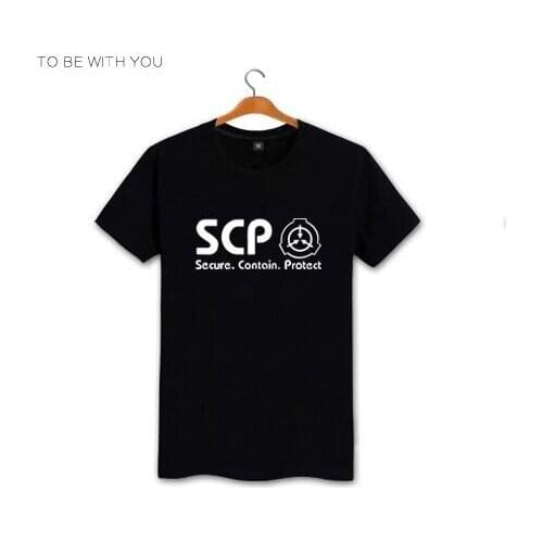 High-Q Unisex Anime Cos SCP Special Containment Procedures Foundation Cosplay Costumes T-Shirt Tee T Shirt Top