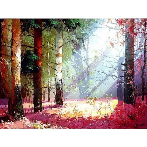 A7753 11CT/14CT/18CT/25CT/28CT oil scenery patterns Counted Cross Stitch DIY Cross Stitch Kits Embroidery Needlework Sets