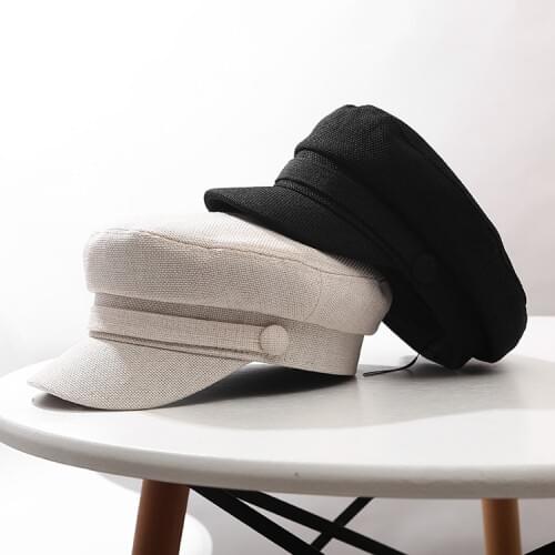New Retro Newsboy Caps Pure Color Octagon Hat Cotton Tongue Beret Men Women Newsboy Painter Cap Sun Visor Hats