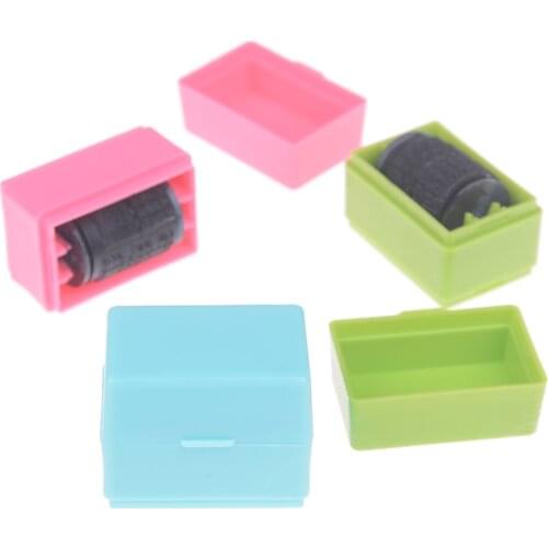 Plastic Rubber Stamp Security Hide ID Garbled Self-Inking Protect Identity Theft Sticks Children Toys Random Color