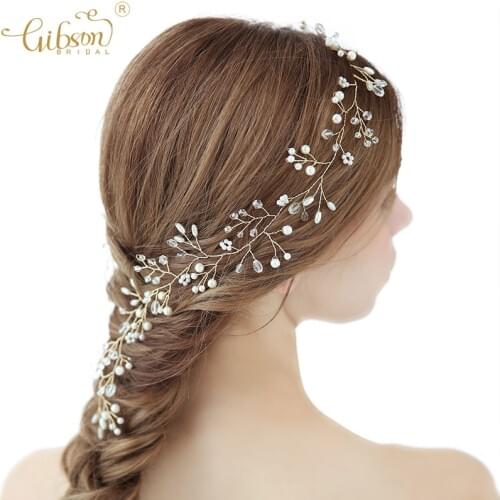 Entwined Headbands Wedding Hair Accessories Long Hair Vine Bridal Headpiece For Nice Day