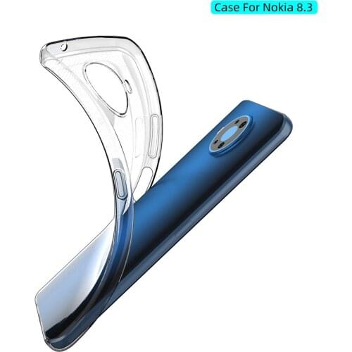 Transparent Phone Back Cover Nokia8.3 Case For Nokia 8.3 TPU Silicon Clear Fitted Soft Case