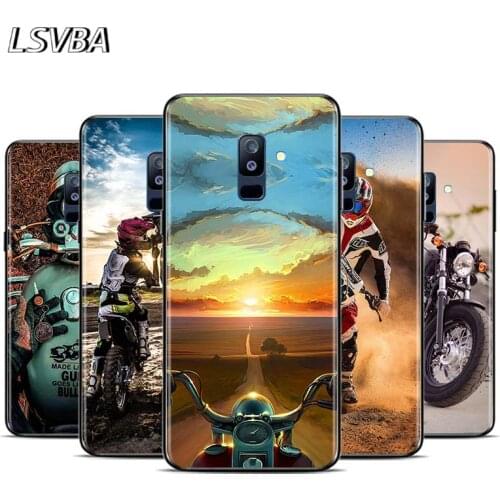 Retro Moto Cross Motorcycle For Samsung Galaxy A9 A8S A8 A7 A6S A6 A5 A3 A750 Plus 2018 2017 2016 Star Phone Case