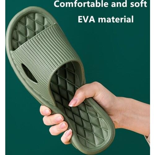 2021 Fashion Casual Silent Sandals and Slippers Silent Soft Bottom Indoor Summer Deodorant Bathroom Bath Home Slippers